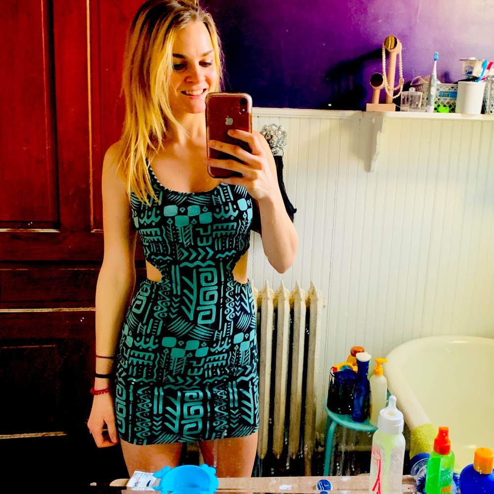 Cut Out Body Con Dress